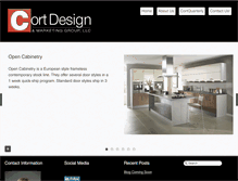 Tablet Screenshot of cortdesigns.com